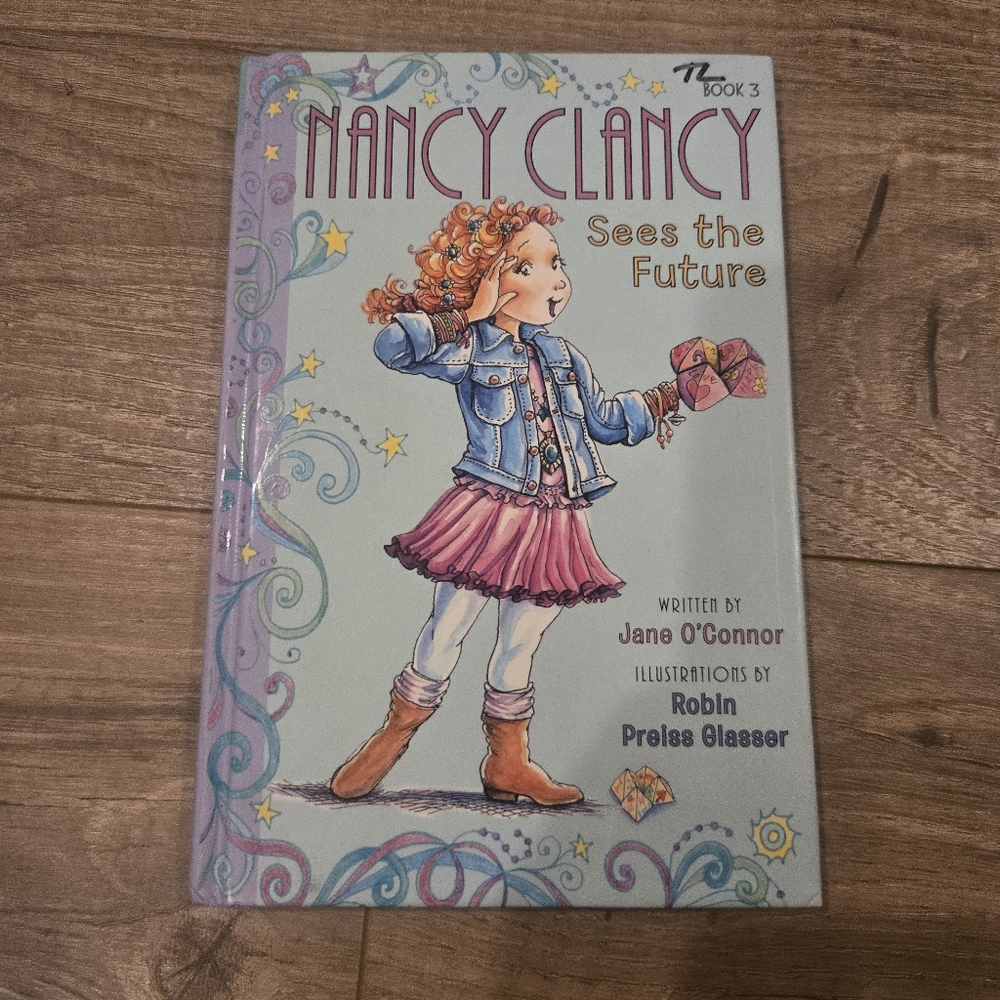 NWOT Nancy Clancy Sees the Future Hardcover Childrens Book #3 Summer Reading